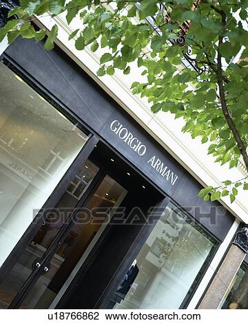 london, outside, shops, giorgio armani, commercial View Large Photo Image Stock Image - london, outside, shops, giorgio armani, commercial. Fotosearch