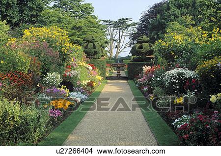 Pathway through Garden Grounds. View Large Photo Image Picture - Pathway through Garden Grounds.. Fotosearch