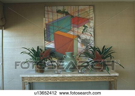 Stock Image - pictures, interior, houseplants, halls, interiors, furniture. Fotosearch