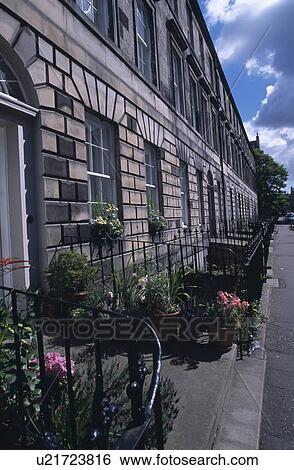 Row of Victorian terraced townhouses View Large Photo Image Stock Photograph - Row of Victorian terraced townhouses. Fotosearch