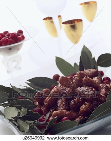 sausages, starters, canapes, food View Large Photo Image Stock Image - sausages, starters, canapes, food. Fotosearch