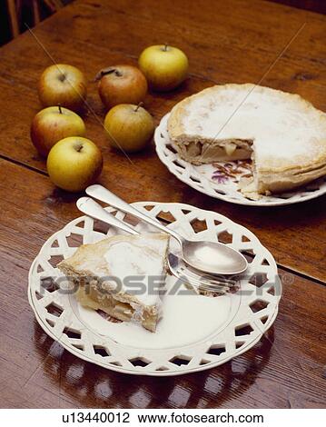 settings, apple pie, cutlery, dessert, food View Large Photo Image Stock Image - settings, apple pie, cutlery, dessert, food. Fotosearch