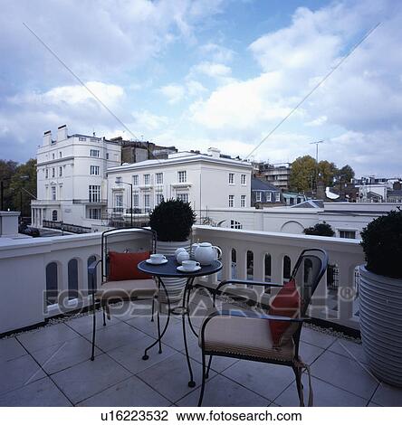 Small town roof garden in summer View Large Photo Image Stock Image - Small town roof garden in summer. Fotosearch