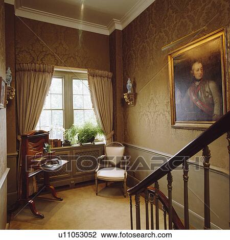 Stock Image - table, period, tables, period, interior, chairs, interiors. Fotosearch