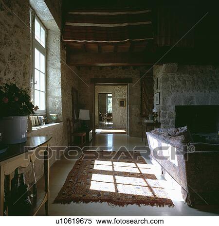 Traditional French country living room View Large Photo Image Stock Photography - Traditional French country living room. Fotosearch