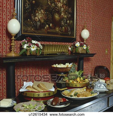 traditional, interior, details, food, settings, town, wallpaper View Large Photo Image Picture - traditional, interior, details, food, settings, town, wallpaper. Fotosearch