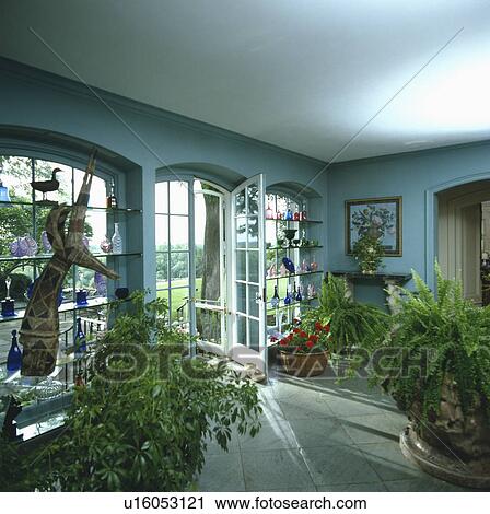 traditional, interior, view, houseplant, sculpture, halls View Large Photo Image Stock Image - traditional, interior, view, houseplant, sculpture, halls. Fotosearch