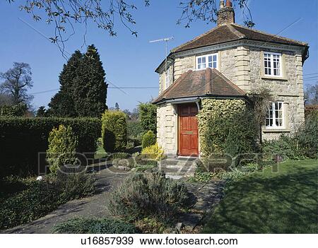 Traditional stone toll cottage View Large Photo Image Stock Photo - Traditional stone toll cottage. Fotosearch