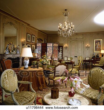 Traditional town living room View Large Photo Image Picture - Traditional town living room. Fotosearch
