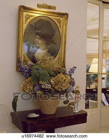 Victorian picture on wall in traditional living room View Large Photo Image Stock Image - Victorian picture on wall in traditional living room. Fotosearch