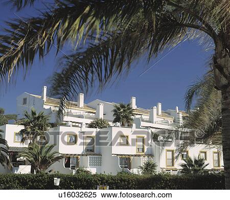 Villas in white holiday village in Southern Spain View Large Photo Image Stock Photography - Villas in white holiday village in Southern Spain. Fotosearch