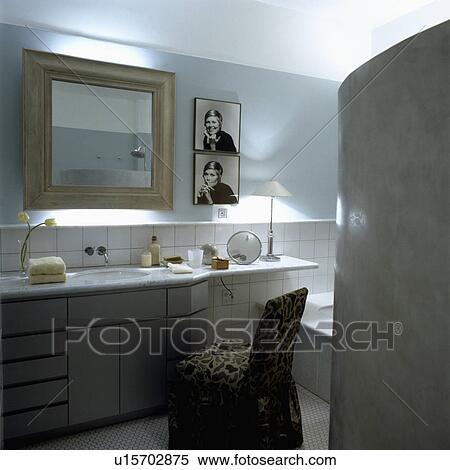 Well lit contemporary styled bathroom View Large Photo Image Stock Photography - Well lit contemporary styled bathroom. Fotosearch