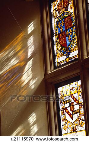 Close-up of stained glass windows View Large Photo Image Stock Image - Close-up of stained glass windows. Fotosearch