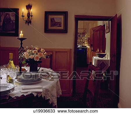 diningrooms, lighting, interior, fixed, tables, furniture, candles View Large Photo Image Stock Image - diningrooms, lighting, interior, fixed, tables, furniture, candles. Fotosearch