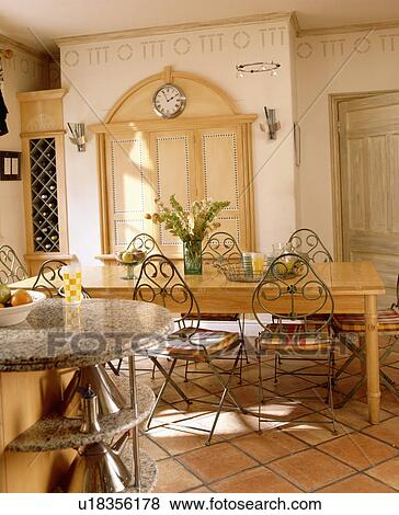 Stock Photo - paint effect, interior, floor, furniture, chair, diningrooms . Fotosearch