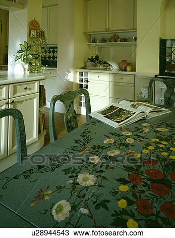 paint effect, interior, furniture, table, blue, traditional View Large Photo Image Stock Image - paint effect, interior, furniture, table, blue, traditional. Fotosearch