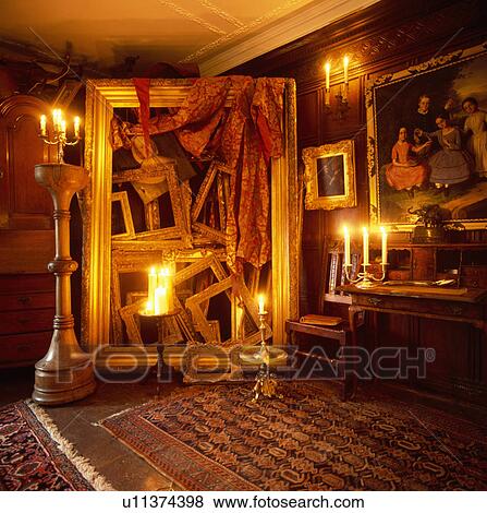 Stock Photo - pictures, frames, halls, interiors, sculptures. Fotosearch