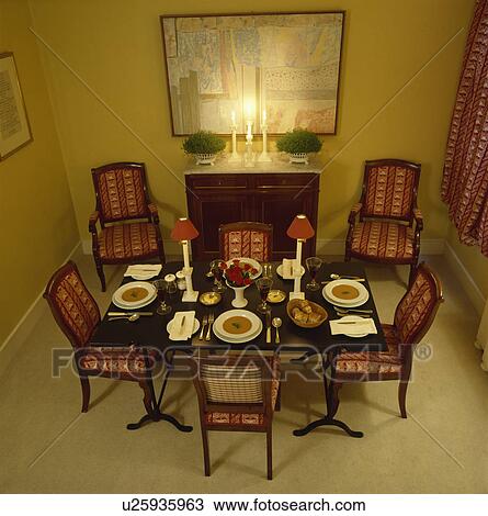 Stock Image - soft-furnishings, interior, upholstery, carpet, lighting, chair. Fotosearch