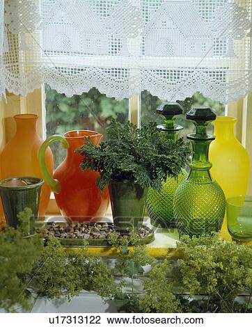 Still-Life of colourful jugs View Large Photo Image Stock Image - Still-Life of colourful jugs. Fotosearch