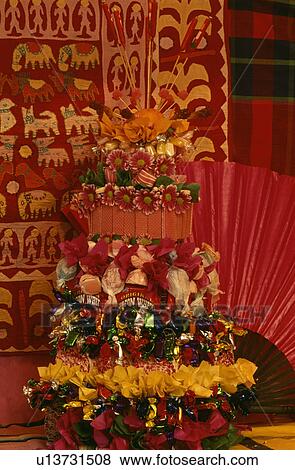 Stock Photo - sweets, parties, decoration, cake, occasions. Fotosearch