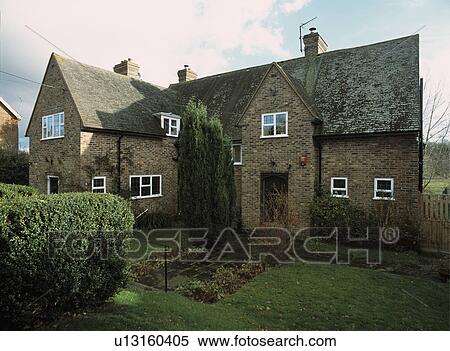 Traditional brick house in the country View Large Photo Image Stock Photography - Traditional brick house in the country. Fotosearch
