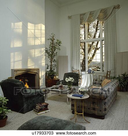 Traditional country living room View Large Photo Image Stock Image - Traditional country living room. Fotosearch