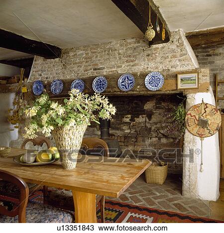 traditional, interior, flowers, diningrooms, walls View Large Photo Image Stock Image - traditional, interior, flowers, diningrooms, walls. Fotosearch