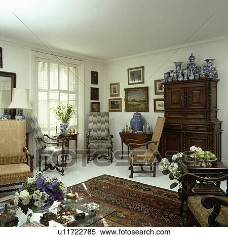 Stock Photography - Traditional town living room. Fotosearch