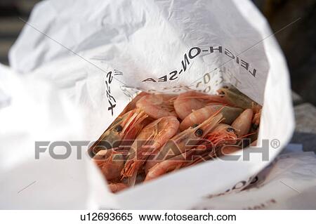 Bag of Prawns View Large Photo Image Stock Photography - Bag of Prawns. Fotosearch