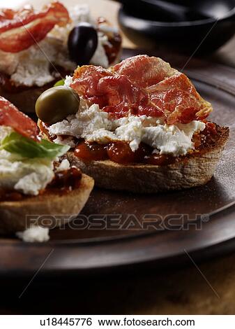 Stock Photograph - Bruchetta. Fotosearch