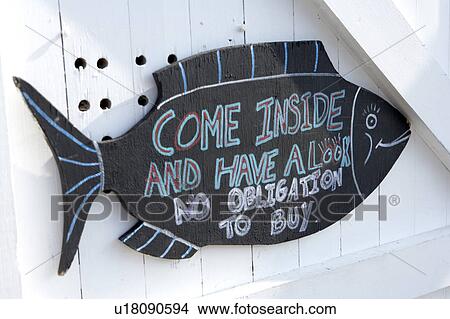 Picture - Fish Sign. Fotosearch