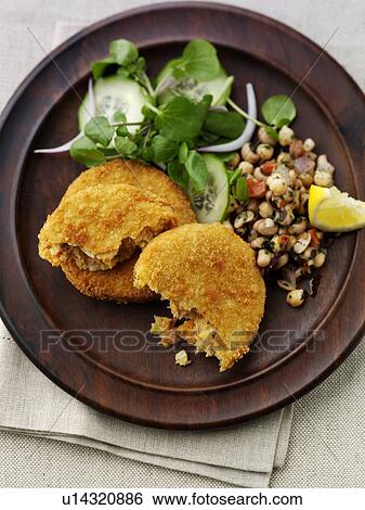 Stock Photograph - Fishcakes. Fotosearch