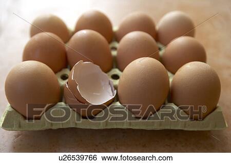 Stock Photograph - Freerange Eggs. Fotosearch