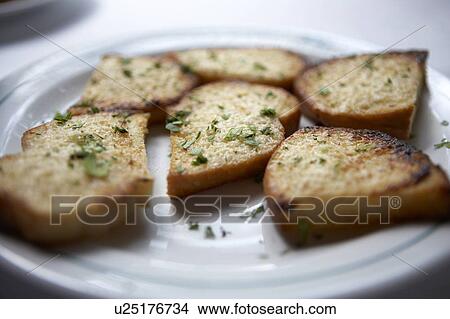 Picture - Garlic Bread. Fotosearch