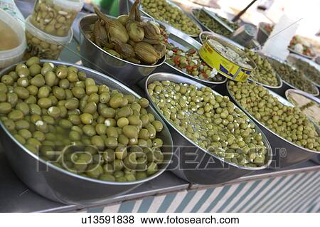 Mixed Olives View Large Photo Image Stock Photo - Mixed Olives. Fotosearch