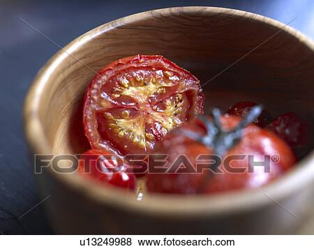 Roasted Tomatoes View Large Photo Image Stock Photo - Roasted Tomatoes. Fotosearch