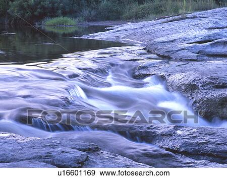 Stock Photo -  abstract water nature mckinney falls state park. Fotosearch
