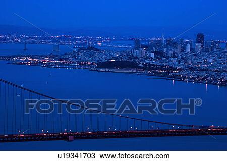 aerial view america awesome bay blue bridges View Large Photo Image Stock Image - aerial view america awesome bay blue bridges. Fotosearch