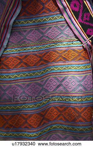 Stock Image -  art timor leste detail ikat weave east asia. Fotosearch