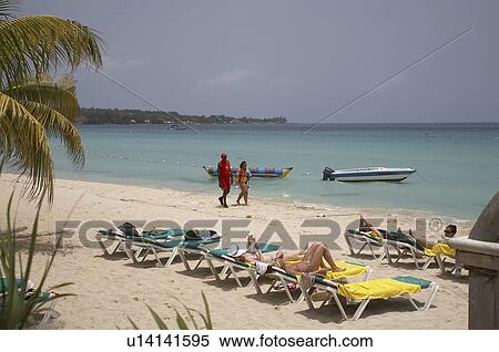 Stock Photography -  beach jamaica montego bay west indies caribbean. Fotosearch