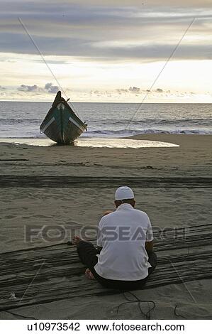 beach people person indonesia fishermen nets View Large Photo Image Stock Image - beach people person indonesia fishermen nets . Fotosearch