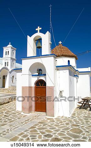 Picture -  beautiful island paros greece in greek islands. Fotosearch