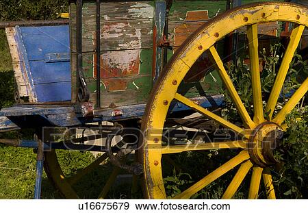 Stock Photo -  beauty art beautiful colorful wagon wheel . Fotosearch