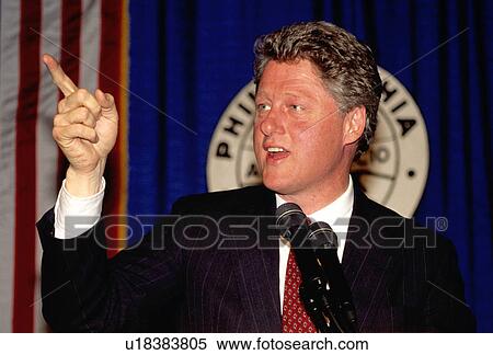 Stock Photography -  bill clinton democratic candidate for president. Fotosearch
