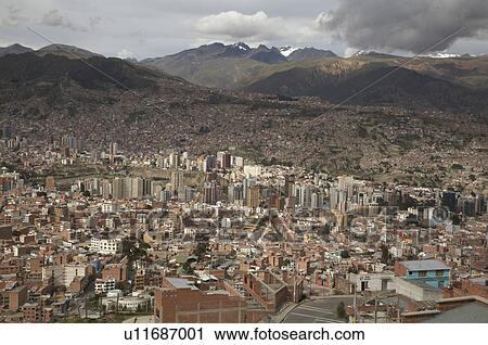 bolivia view la paz el alto america south latin View Large Photo Image Stock Image - bolivia view la paz el alto america south latin. Fotosearch