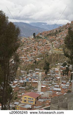 bolivia view la paz el alto america south latin View Large Photo Image Stock Photography - bolivia view la paz el alto america south latin. Fotosearch