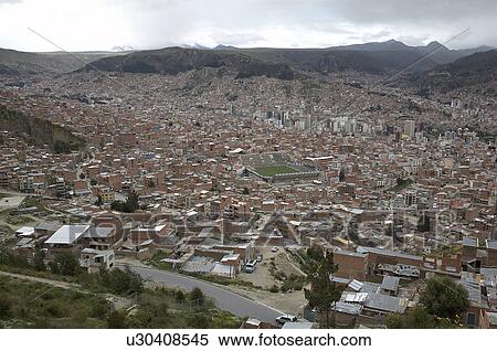 bolivia view la paz el alto america south latin View Large Photo Image Stock Photography - bolivia view la paz el alto america south latin. Fotosearch