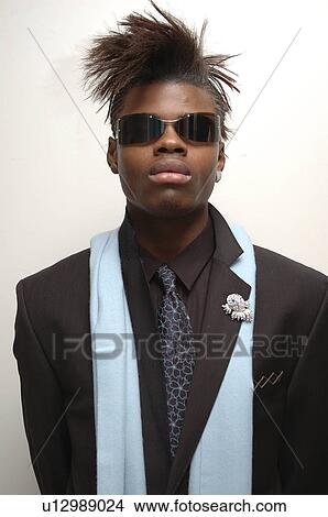 business fashion teenager male black head shot View Large Photo Image Picture - business fashion teenager male black head shot . Fotosearch