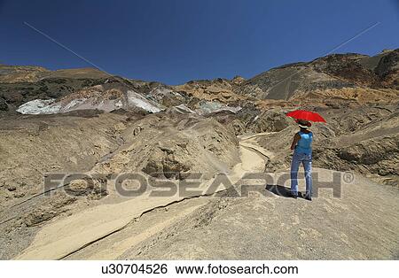 Stock Photograph -  california death valley artists drive palette. Fotosearch