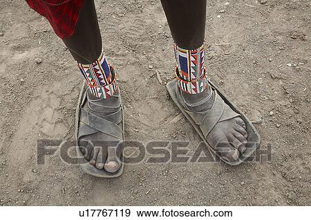 car people person kenya detail sandals made worn View Large Photo Image Stock Photo - car people person kenya detail sandals made worn. Fotosearch